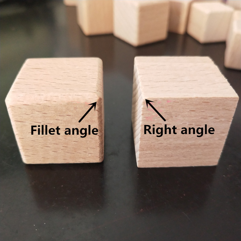 Polished Blank Wood Craft Cubes Polished Blank Wood Craft Cubes