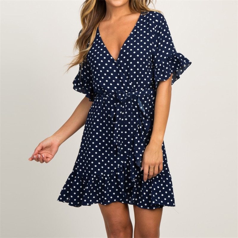 Polka Dot Dress Summer Fashionwear Polka Dot Dress Summer Fashionwear