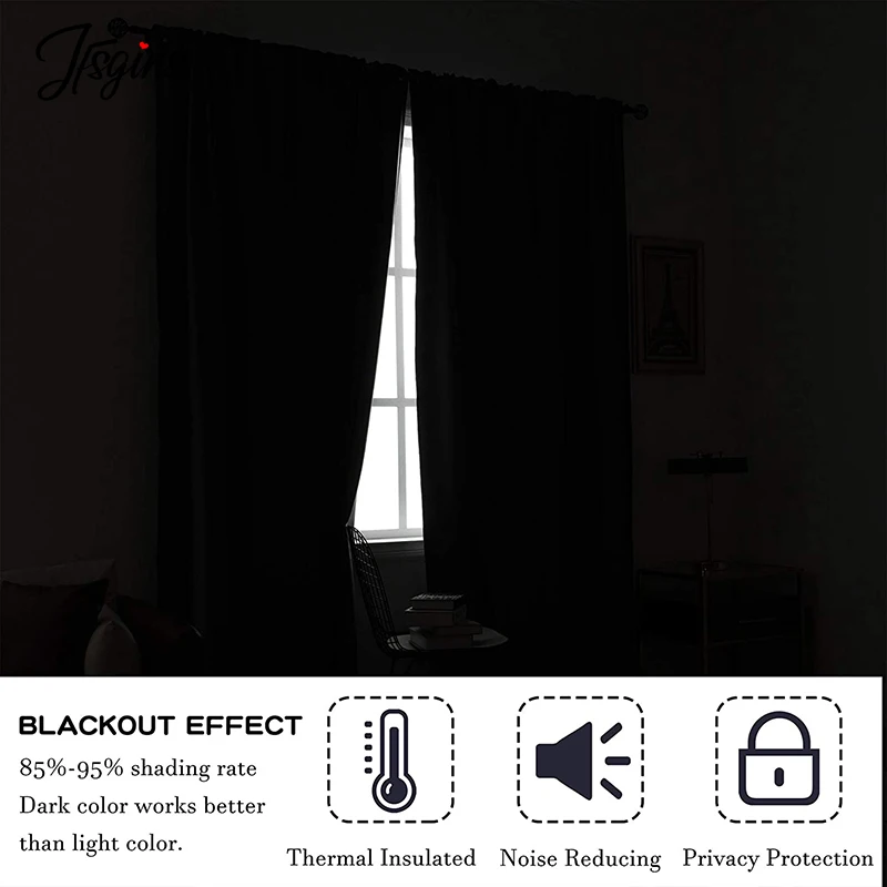 Polyester Blackout Curtain for Bedroom Polyester Blackout Curtain for Bedroom