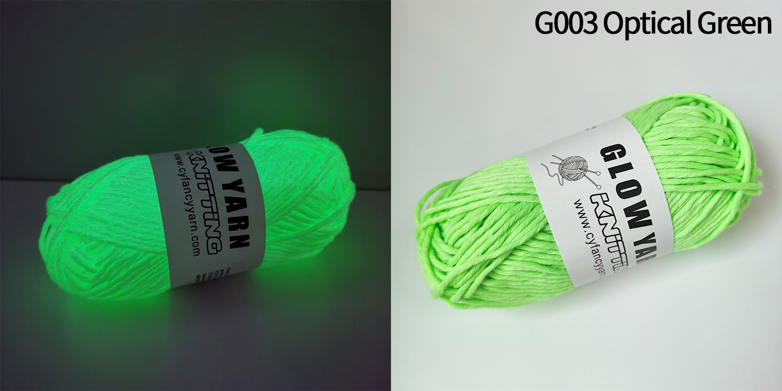 Polyester Glowing Yarn for Knitting