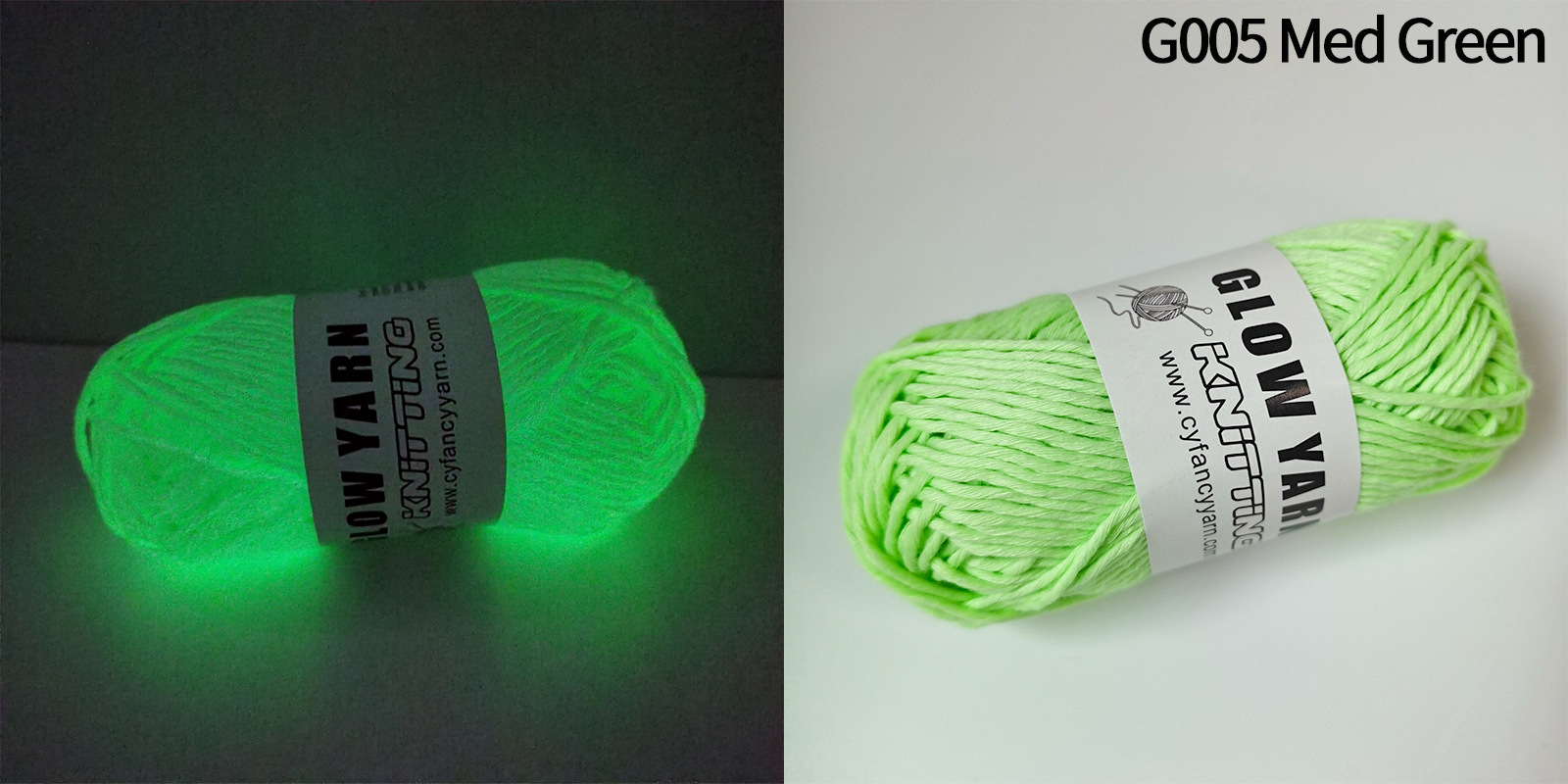 Polyester Glowing Yarn for Knitting