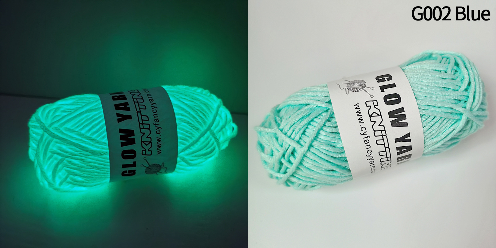 Polyester Glowing Yarn for Knitting
