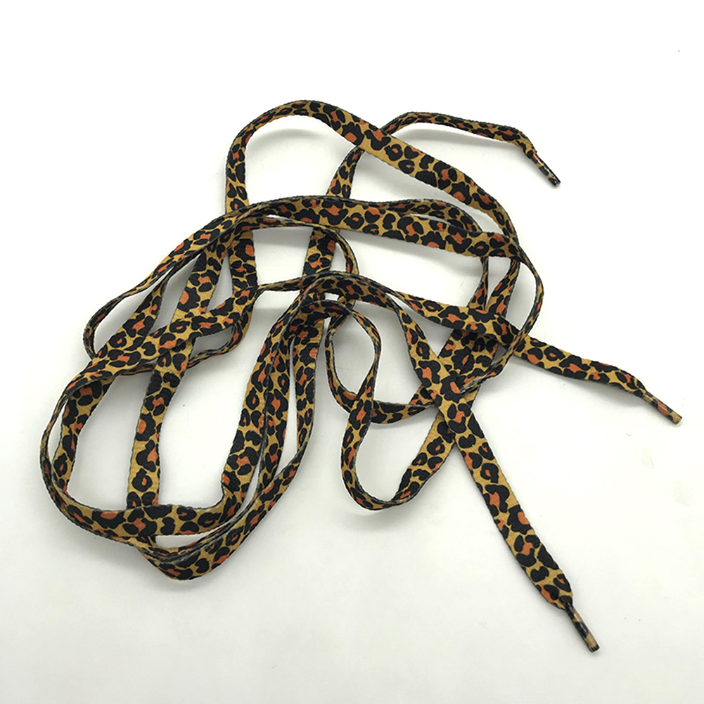 Polyester Leopard Print Shoe Laces (2 pcs) Polyester Leopard Print Shoe Laces (2 pcs)