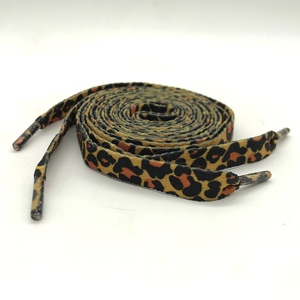 Polyester Leopard Print Shoe Laces (2 pcs) Polyester Leopard Print Shoe Laces (2 pcs)