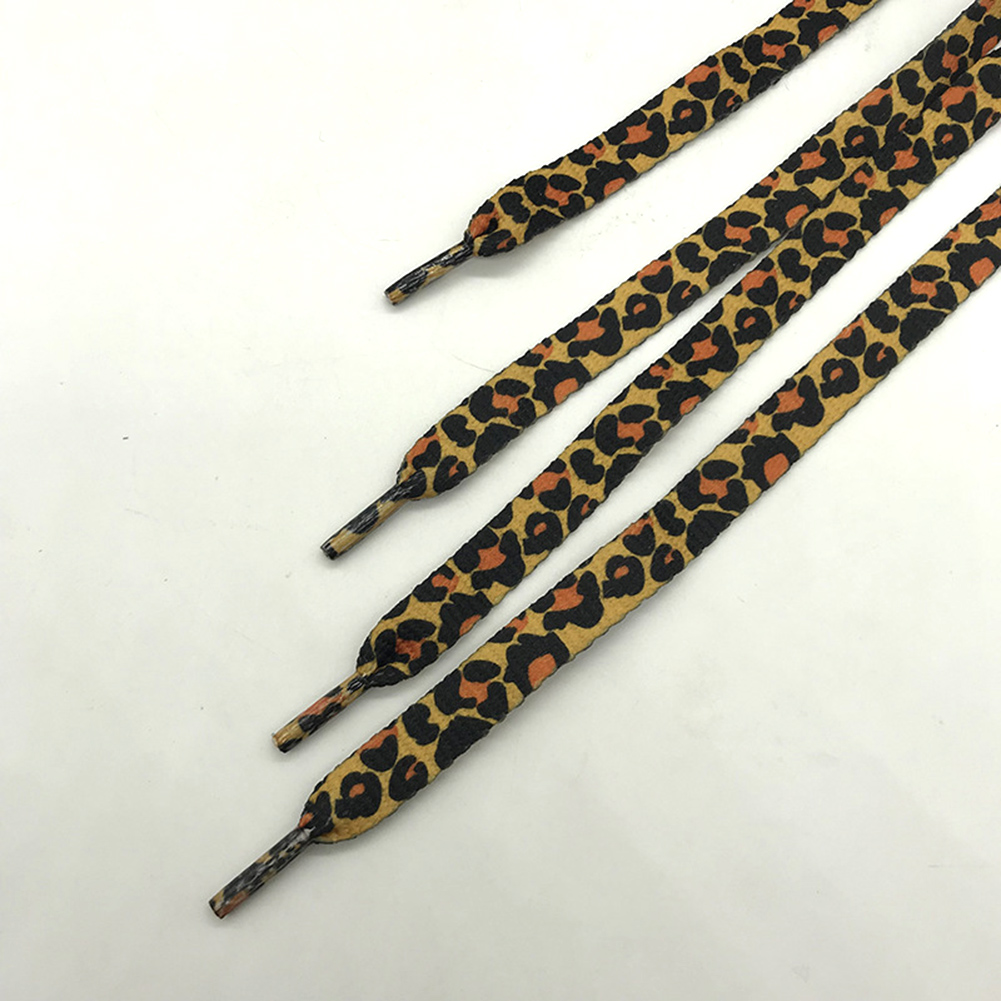 Polyester Leopard Print Shoe Laces (2 pcs) Polyester Leopard Print Shoe Laces (2 pcs)