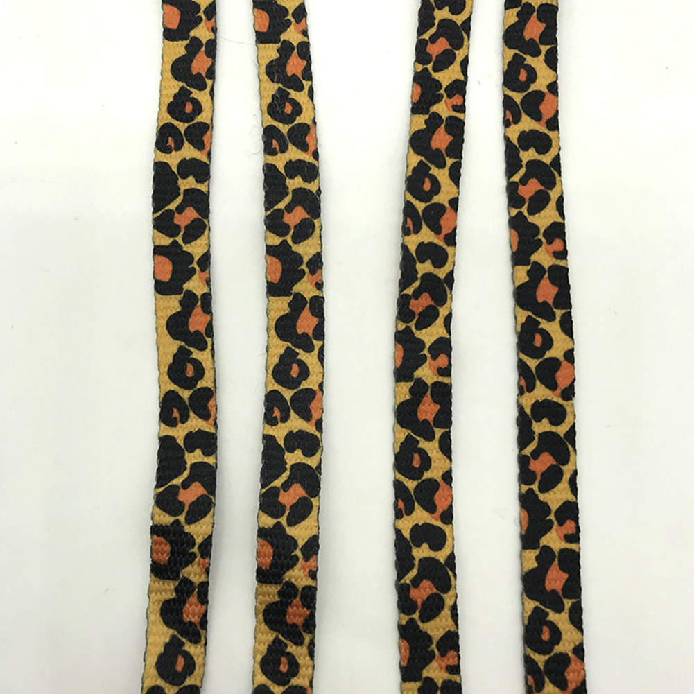 Polyester Leopard Print Shoe Laces (2 pcs) Polyester Leopard Print Shoe Laces (2 pcs)