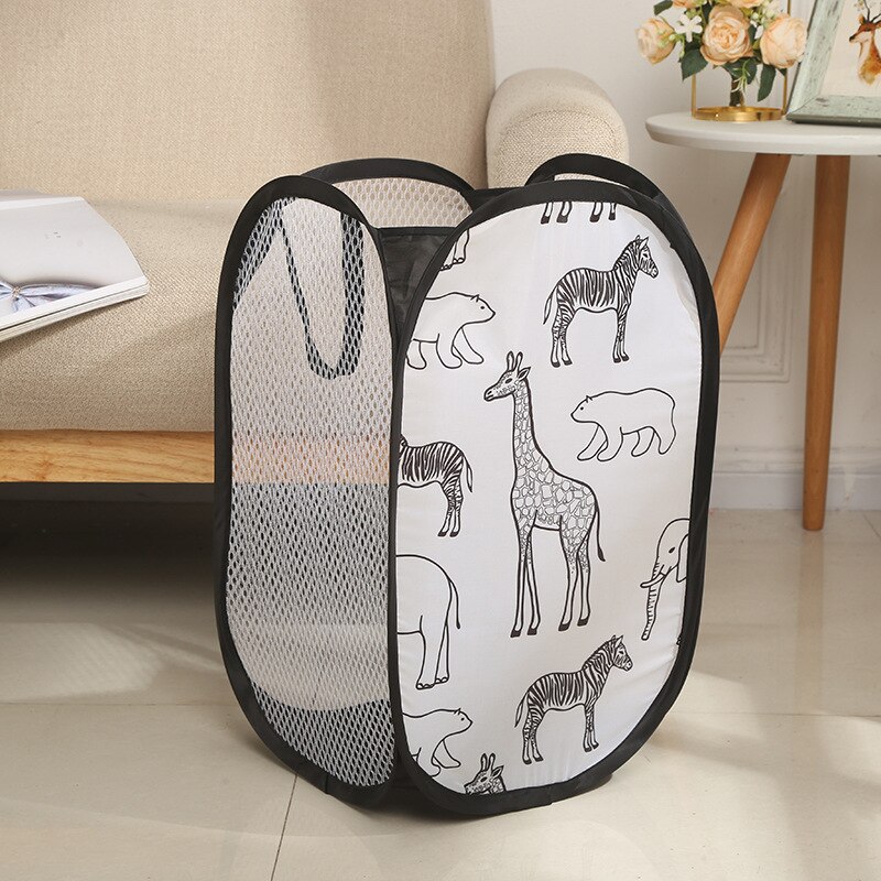 Polyester Mesh Foldable Clothes Basket Polyester Mesh Foldable Clothes Basket