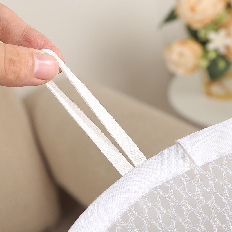 Polyester Mesh Foldable Clothes Basket Polyester Mesh Foldable Clothes Basket