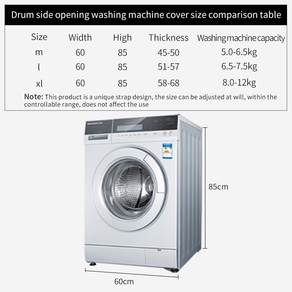 Polyester Washing Machine Dust Cover Polyester Washing Machine Dust Cover