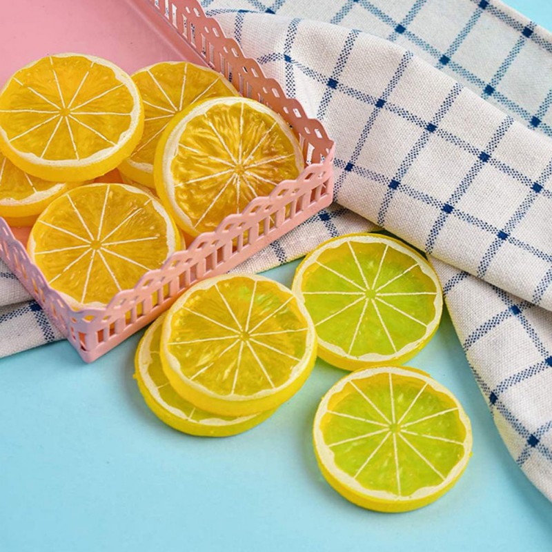 Polyfoam Fake Lemon Slices (12pcs)