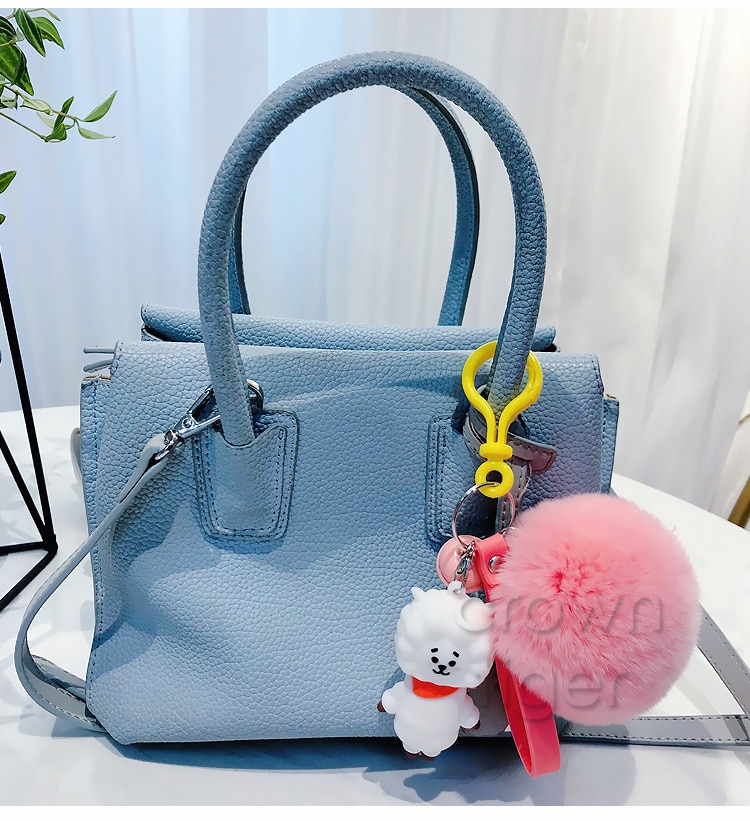Pom Pom Keyring BT21 Characters Pom Pom Keyring BT21 Characters