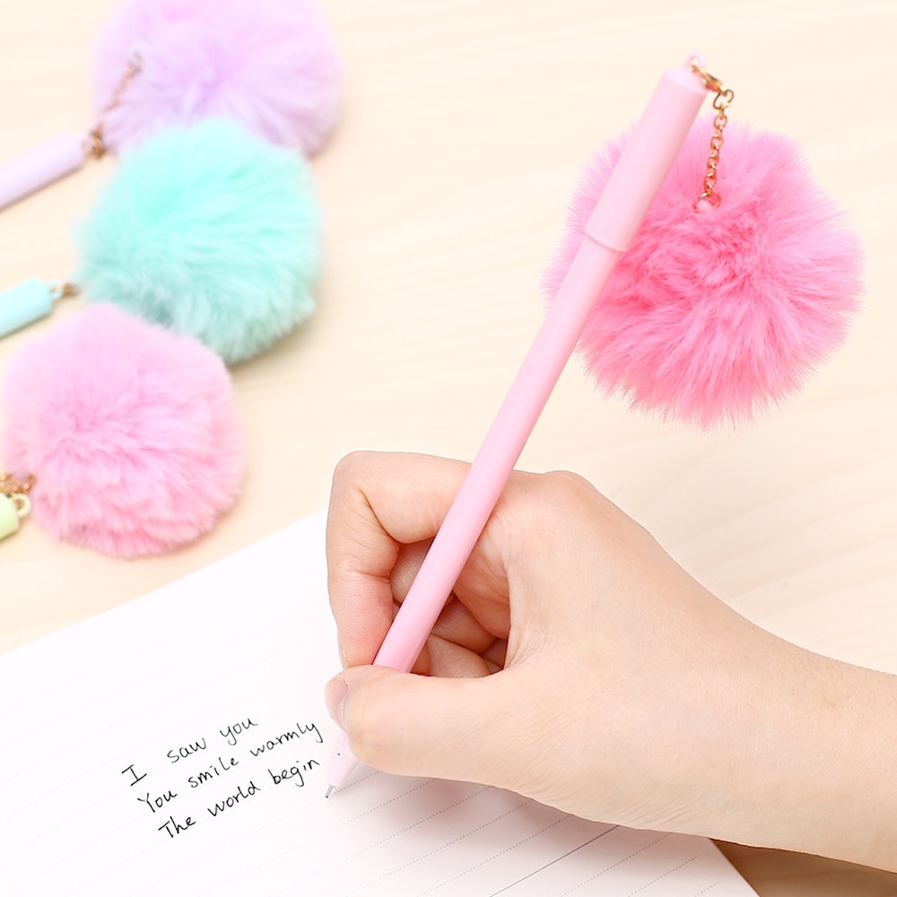 Pom Pom Pen Cute School Supply Pom Pom Pen Cute School Supply