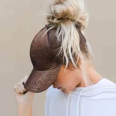 Ponytail Cap Snapback Baseball Hat Ponytail Cap Snapback Baseball Hat
