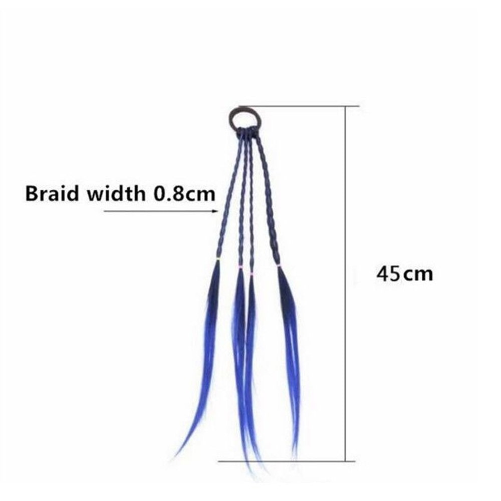 Ponytail Colorful Wig Accessories