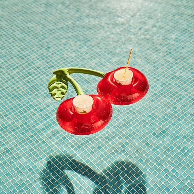 Pool Drink Holder Cherry Design