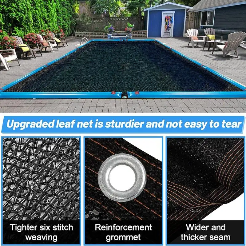 Pool Leaf Net Cover Leaf Netting For Inground And Above Ground Rectangle Pools Fine Mesh Cover Catching Leaves Sunshade Pool Leaf Net Cover Leaf Netting For Inground And Above Ground Rectangle Pools Fine Mesh Cover Catching Leaves Sunshade