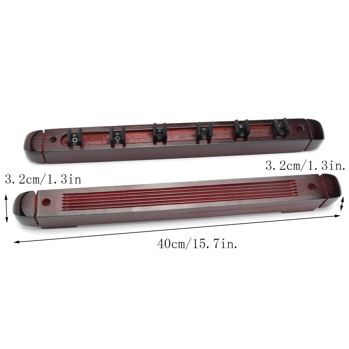 Pool Stick Holder 6-Slot Wall Rack Pool Stick Holder 6-Slot Wall Rack