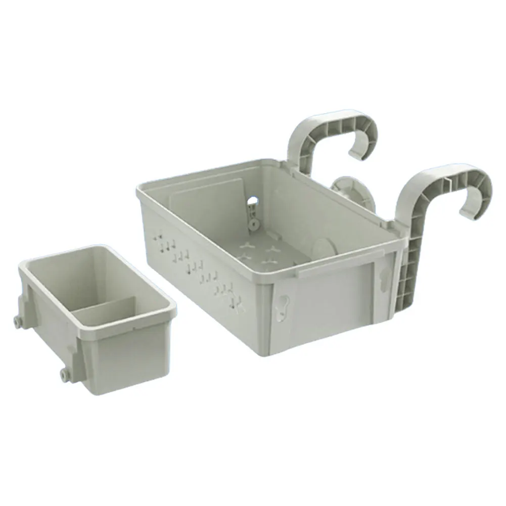 Poolside Storage Baskets with Cup Holders Fit 3-Inch Or Smaller Top Rails Above Ground Pool Basket for Most Above