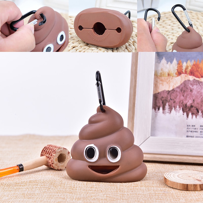 Poop Emoji Dog Poop Bag Carrier Poop Emoji Dog Poop Bag Carrier