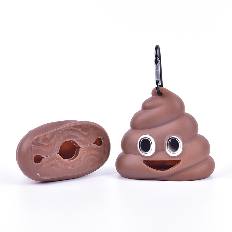 Poop Emoji Dog Poop Bag Carrier Poop Emoji Dog Poop Bag Carrier