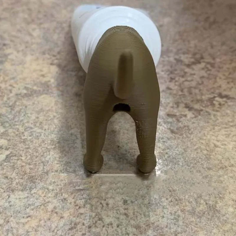 Pooping Dog Butt Toothpaste Topper Pooping Toothpaste Cap Vomit Topper Dispenser Cap Animal Funny Gadgets Gift For