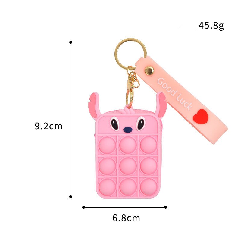 Pop It Coin Purse with Strap