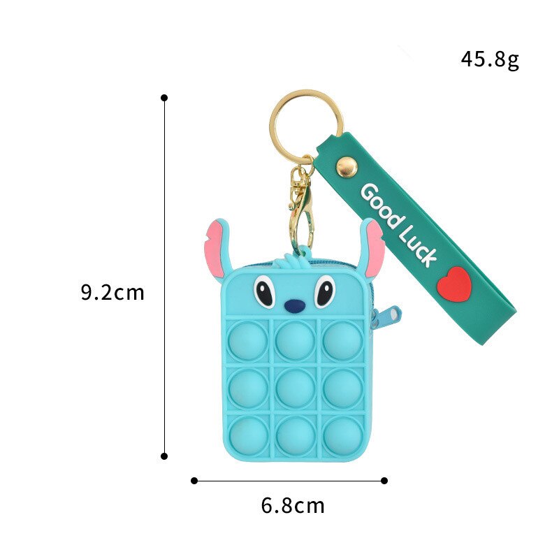 Pop It Coin Purse with Strap