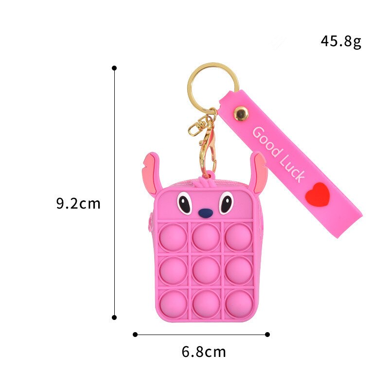 Pop It Coin Purse with Strap