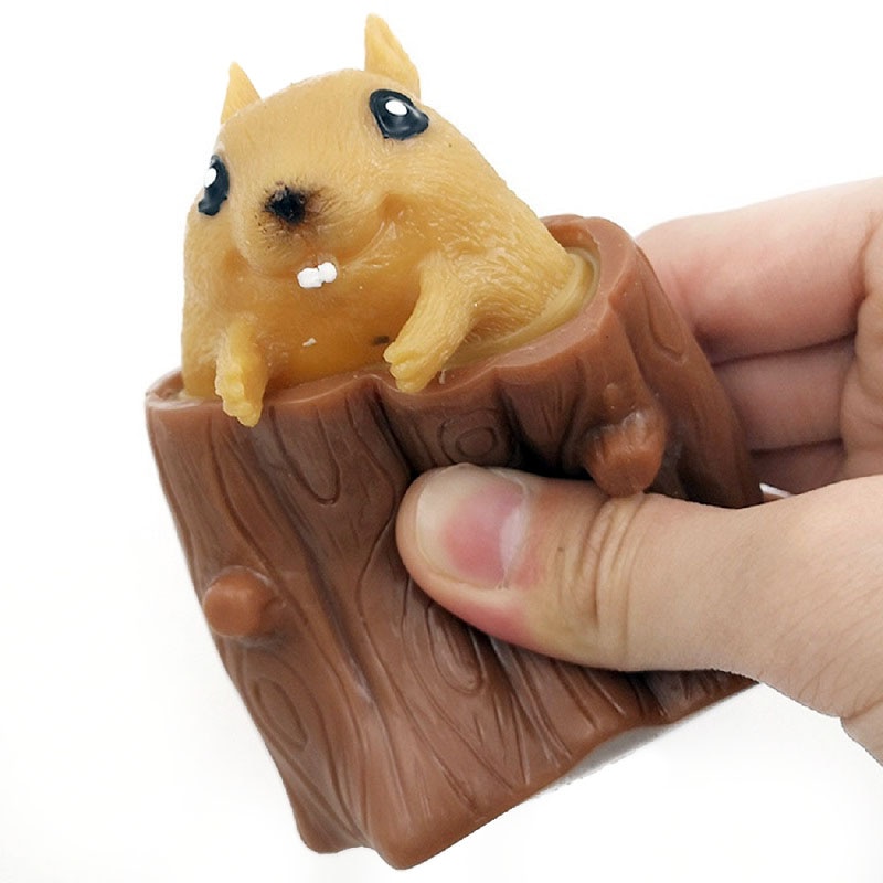 Pop Out Squeeze Squirrel Fidget Toy Pop Out Squeeze Squirrel Fidget Toy