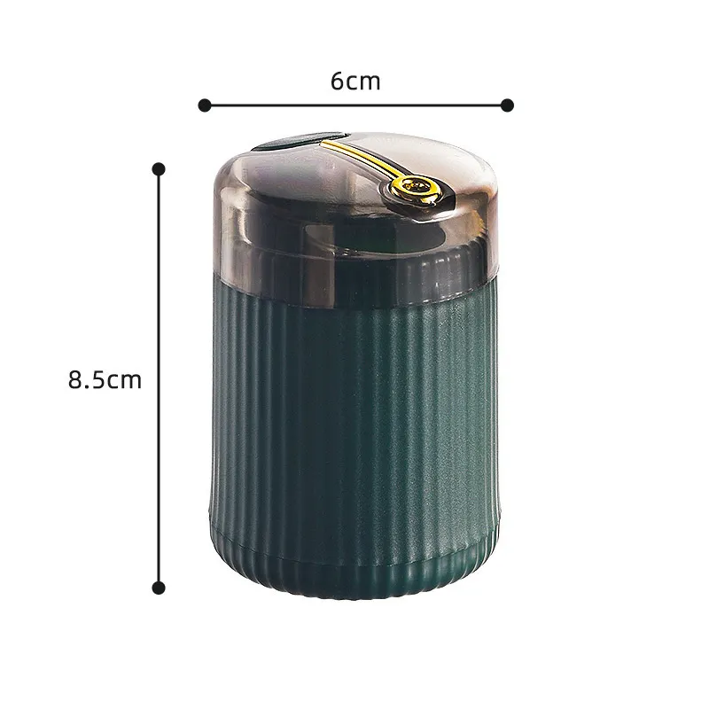 Pop-up Automatic Toothpick Dispenser Portable Plastic Toothpick Holder Container Creative Press Toothpick Storage Box