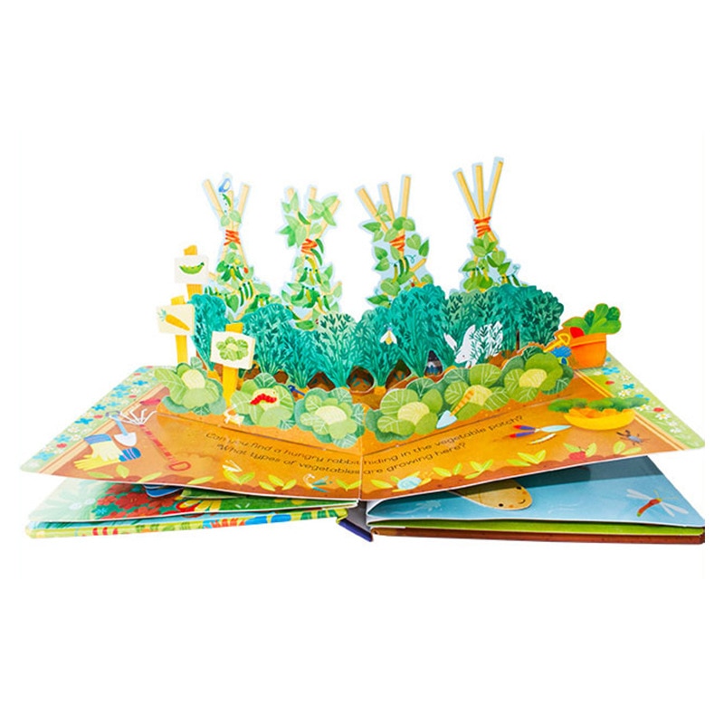 Pop Up Book Kids Garden Book Pop Up Book Kids Garden Book