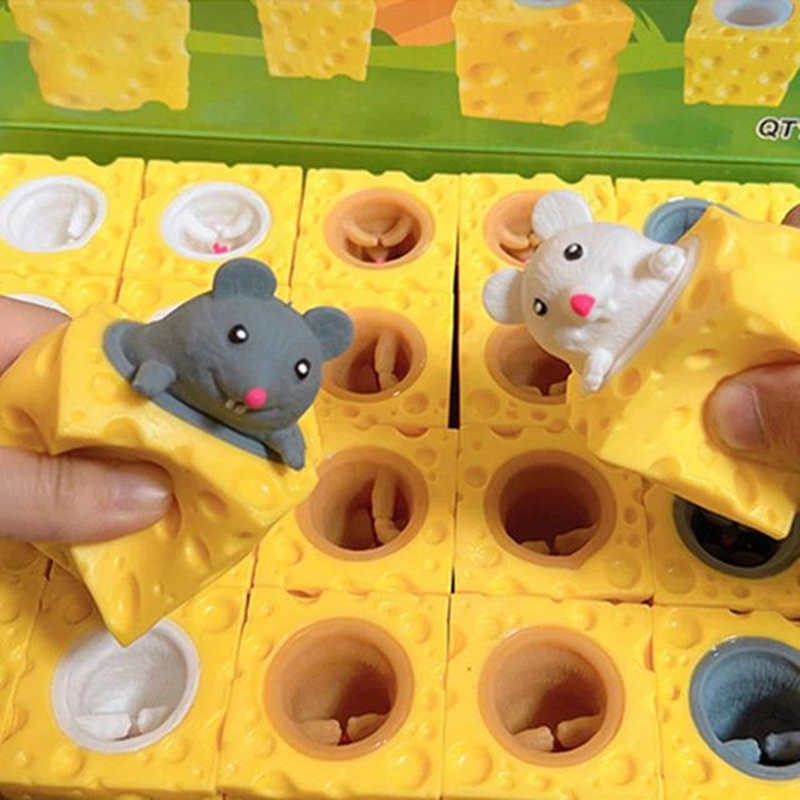 Pop Up Funny Mouse And Cheese Block Squeeze Anti-stress Toy Hide And Seek Figures Stress Relief Fidget Toys For Kids Pop Up Funny Mouse And Cheese Block Squeeze Anti-stress Toy Hide And Seek Figures Stress Relief Fidget Toys For Kids