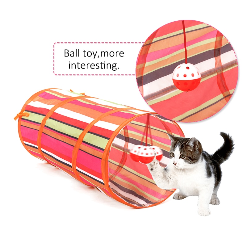 Pop Up Kitten Tunnel with Toy