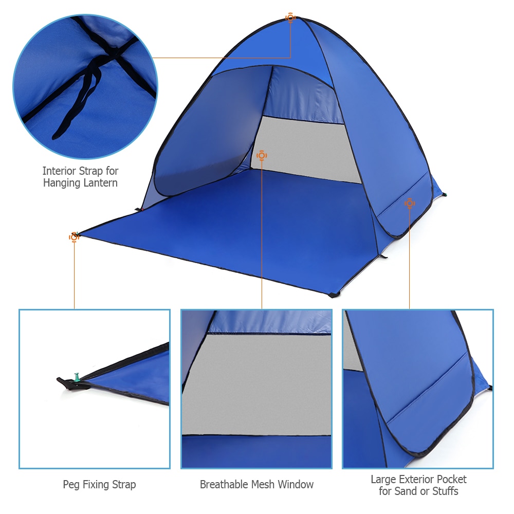 Pop Up Sun Shelter Beach Tent Pop Up Sun Shelter Beach Tent