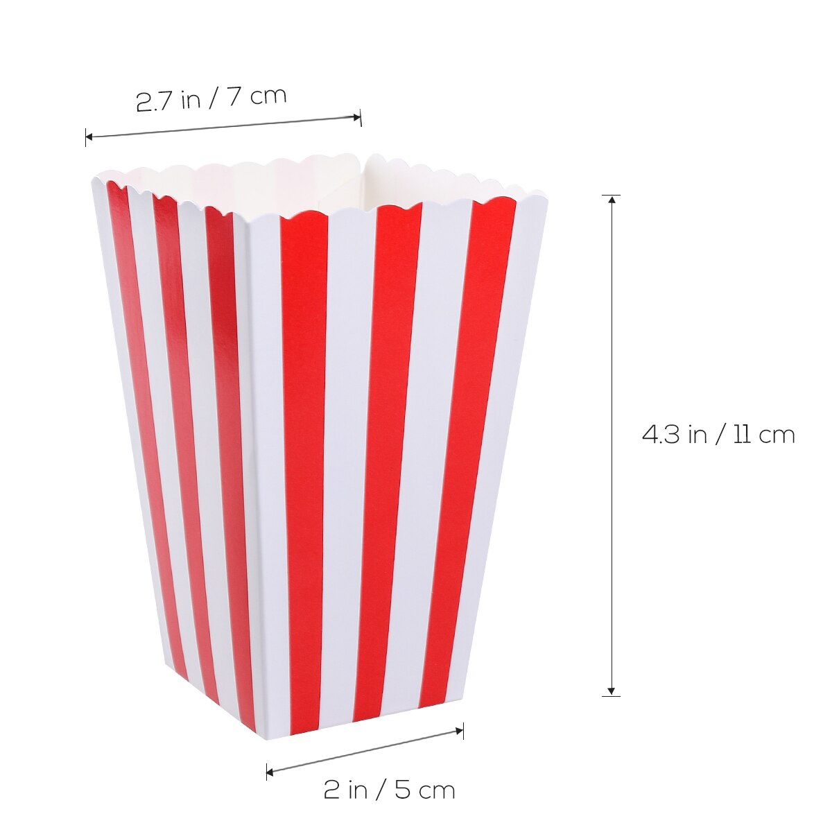 Popcorn Paper Bags Popcorn Boxes (24Pcs)