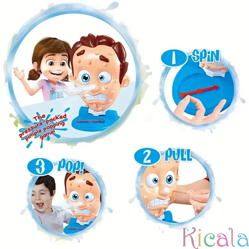 Popping Pimple Water Spray Toy Interesting Parent-Child Board Game Face Squeeze Acne Anti-stress Novelty Toys Children Popping Pimple Water Spray Toy Interesting Parent-Child Board Game Face Squeeze Acne Anti-stress Novelty Toys Children