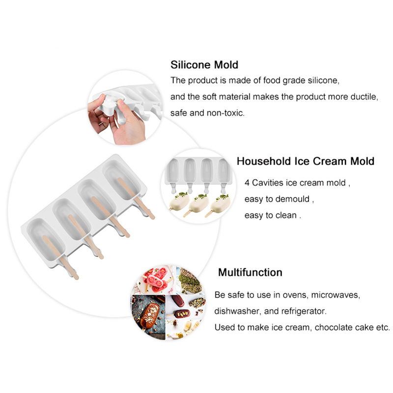 Popsicle Silicone Mold Ice Maker