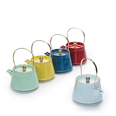Porcelain Teapot Durable Container