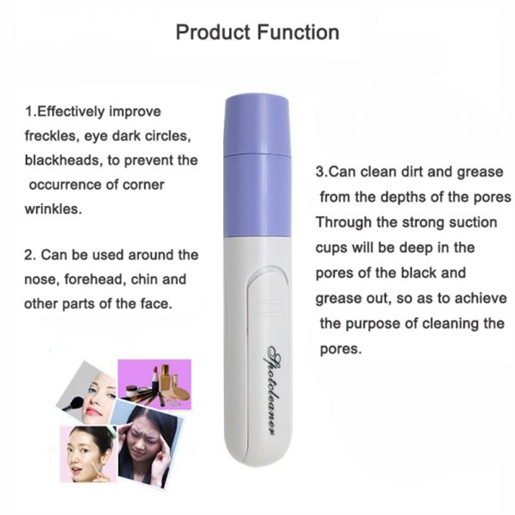 Pore Sucker Suction Blackhead Remover