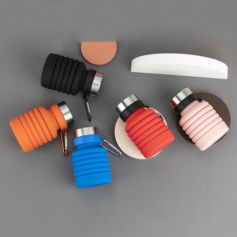 Portabel Silicone Foldable Water Bottle Portabel Silicone Foldable Water Bottle