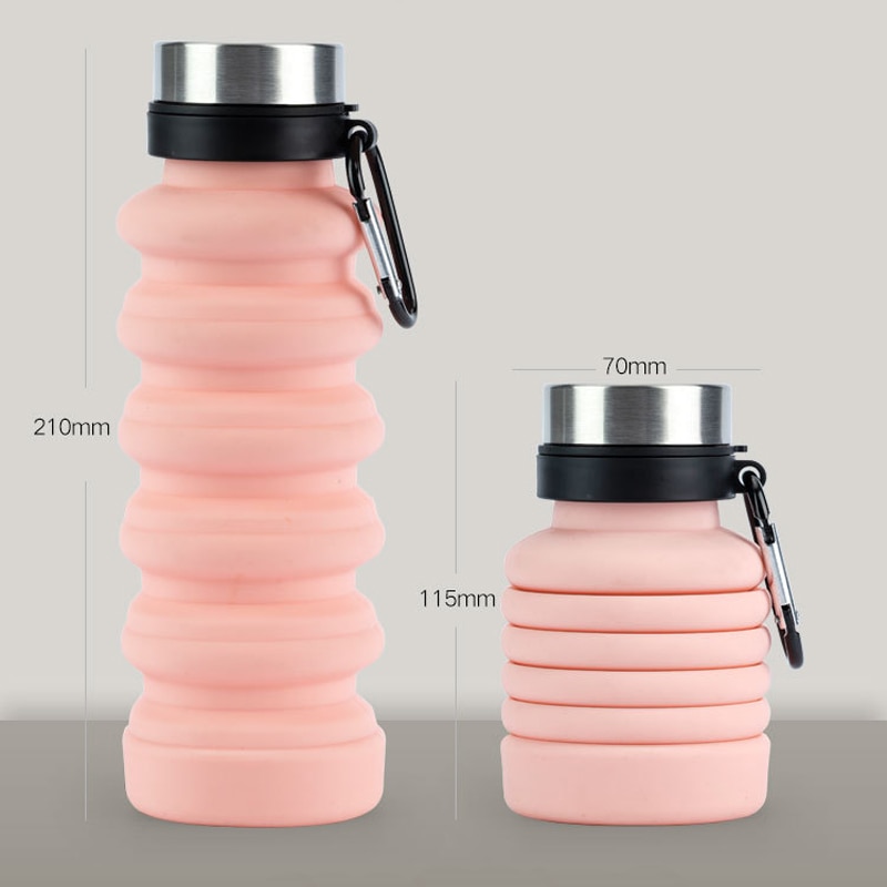 Portabel Silicone Foldable Water Bottle Portabel Silicone Foldable Water Bottle