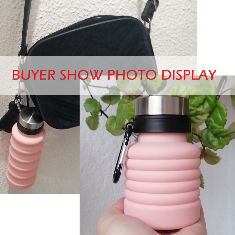 Portabel Silicone Foldable Water Bottle Portabel Silicone Foldable Water Bottle