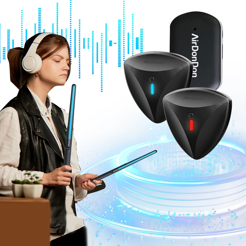 Portable Air Drum Set Air Electronic Drum Sticks Realistic Effect Air Drum Adapter Electronic Drum Set for Kids Adults Portable Air Drum Set Air Electronic Drum Sticks Realistic Effect Air Drum Adapter Electronic Drum Set for Kids Adults