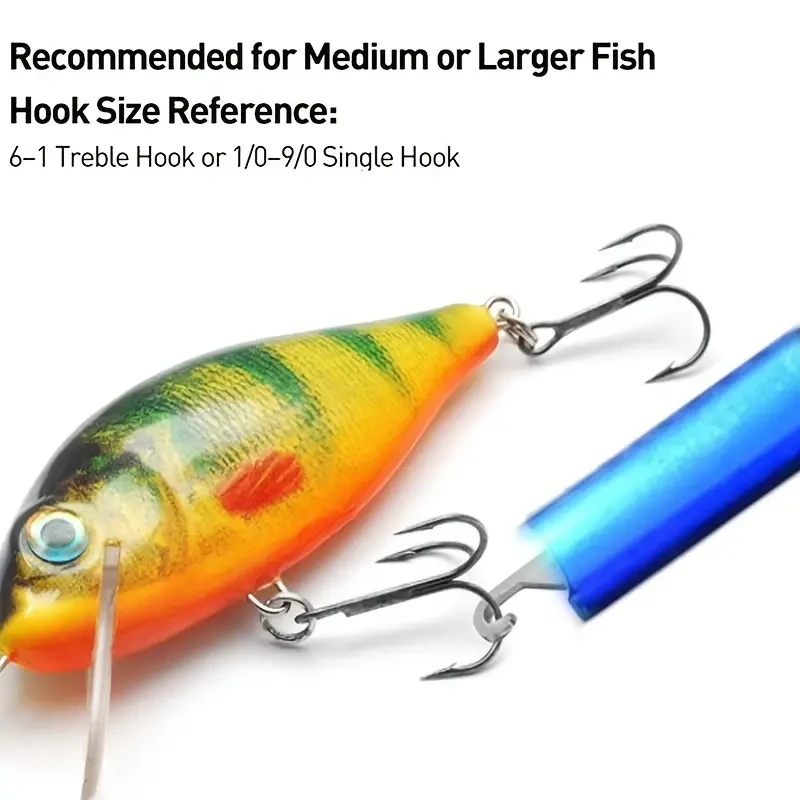 Portable Aluminum T-Hook Taker Hook Taker Hook Remover Fish Hook Separator Fishing Tackle Fishing Equipment