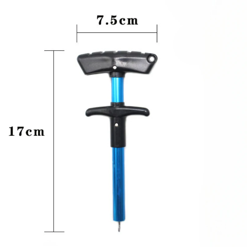 Portable Aluminum T-Hook Taker Hook Taker Hook Remover Fish Hook Separator Fishing Tackle Fishing Equipment