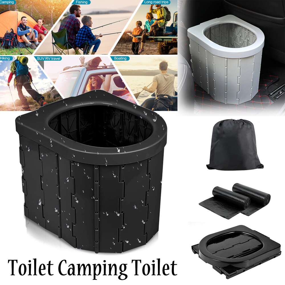 Portable and Foldable Camping Toilet Portable and Foldable Camping Toilet