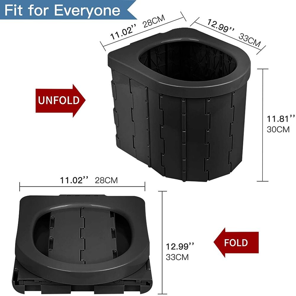 Portable and Foldable Camping Toilet Portable and Foldable Camping Toilet