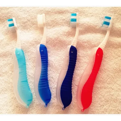 Portable and Foldable Camping Toothbrush Portable and Foldable Camping Toothbrush