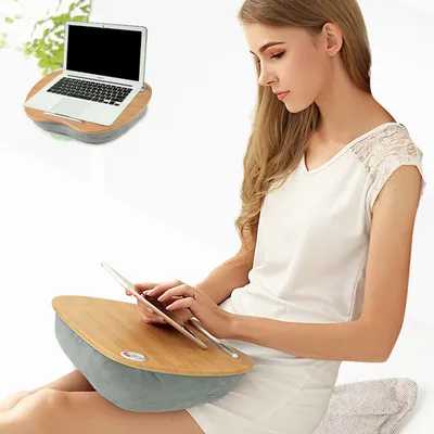 Portable Bamboo Lap Desk Pillow Portable Bamboo Lap Desk Pillow