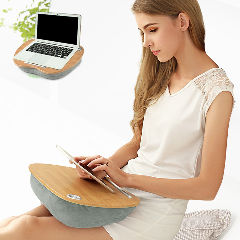Portable Bamboo Lap Desk Pillow Portable Bamboo Lap Desk Pillow